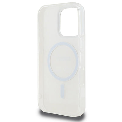 DKNY Repeat Texture Pattern & Stripe MagSafe iPhone 16 Pro Case - Pink