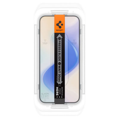 Spigen Glas.tR EZ Fit Tempered Glass with Applicator for Google Pixel 9 Pro XL (2 pcs.)