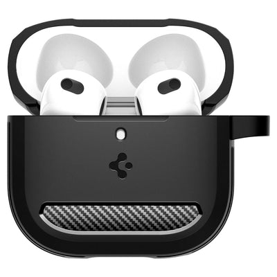 Spigen Rugged Armor Case for AirPods 4 - Black