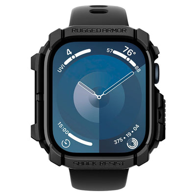 Spigen Rugged Armor Case for Apple Watch 10 (42mm) - Black