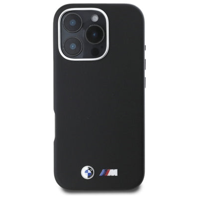 BMW M Smooth Full Wrapped Metal MagSafe Case for iPhone 16 Pro Max - Black