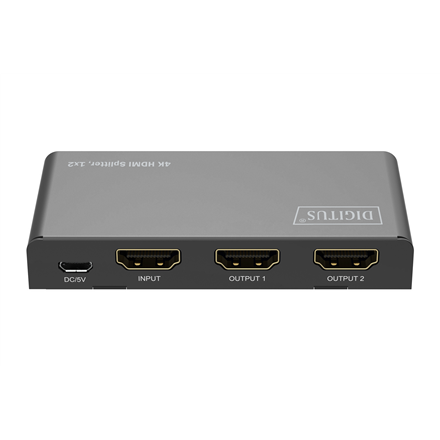 Digitus 4K HDMI Splitter, 1x2 | DS-55336 | Black