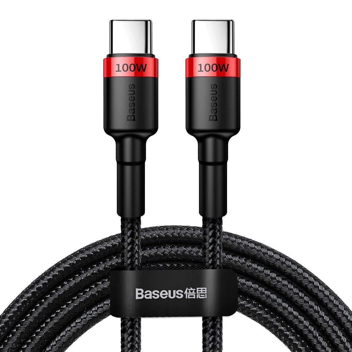 Baseus Cafule PD2.0 100W flash charging USB For Type-C cable (20V 5A)2m Red+Black - Product Image 1
