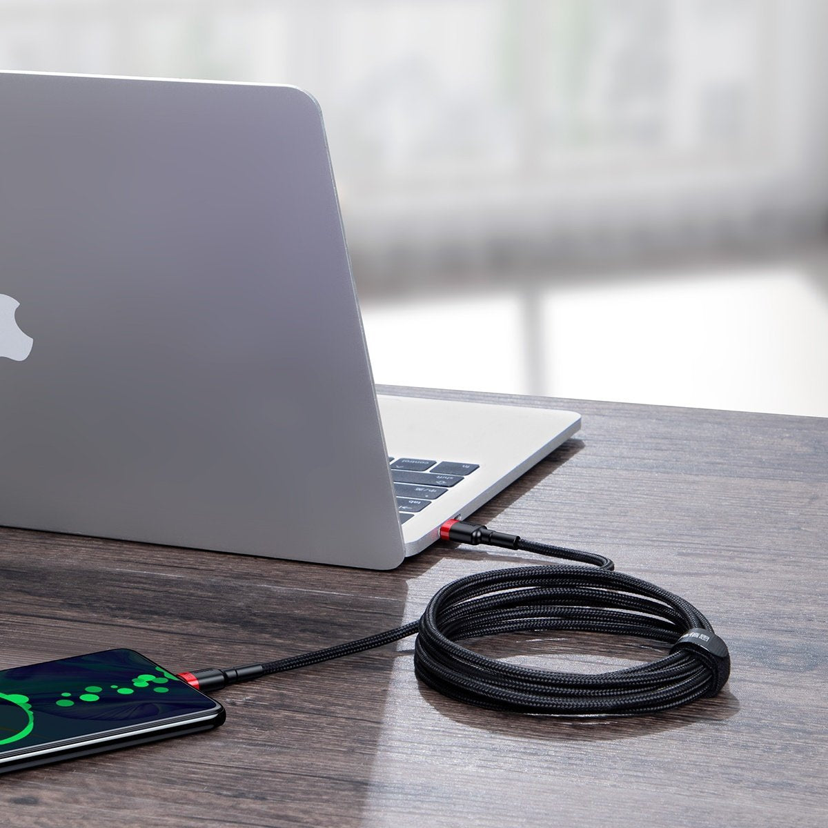 Baseus Cafule PD2.0 100W flash charging USB For Type-C cable (20V 5A)2m Red+Black - Product Image 6