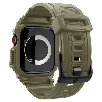 Spigen Rugged Armor ”Pro” Strap for Apple Watch 10 (46MM) - Green
