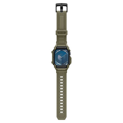 Spigen Rugged Armor ”Pro” Strap for Apple Watch 10 (46MM) - Green