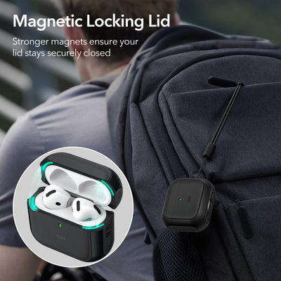 ESR Orbit Halolock MagSafe case for Apple AirPods 4 - black