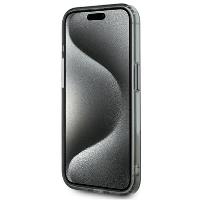 Karl Lagerfeld KLHMP15LHLSKIK iPhone 15 Pro 6.1" black/black hardcase IML Metal Karl Head MagSafe