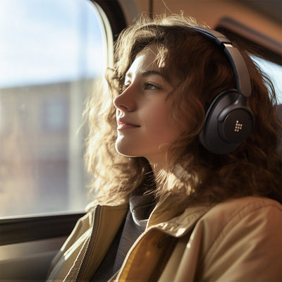 Tronsmart Sounfii Q20 ANC On-Ear Bluetooth 5.3 Wireless Headphones - Black