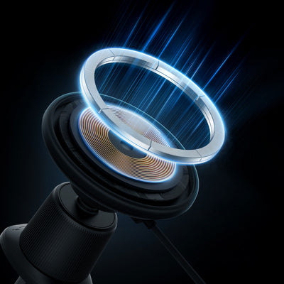 Baseus CW01 car holder for iPhone with 15W inductive charger for air vent - black