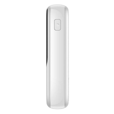 Baseus Qpow Digital Display powerbank with fast charging 10000mAh 22.5W QC/PD/SCP/FCP with built-in USB-C cable white