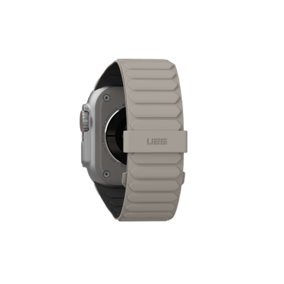 UAG Pathfinder Silicone Double-Sided Magnetic Strap for Apple Watch 42 / 44 / 45 / 46 / 49mm - Black-Gray
