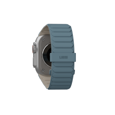 UAG Pathfinder Silicone Double-Sided Magnetic Strap for Apple Watch 42 / 44 / 45 / 46 / 49mm - Gray-Blue