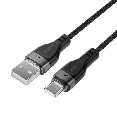 Acefast C11-04 USB-A - USB-C 3A Cable 1.2m Magnetic Braid - Black