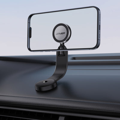 Acefast D37 Car Holder with MagSafe 15W Magnetic Charger for Dashboard - Black