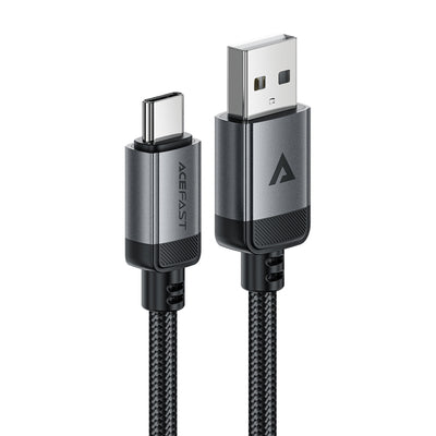 Acefast C20-04 USB-A - USB-C Cable 480Mb/s 3A 1.2m - Black