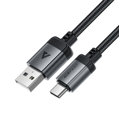 Acefast C20-04 USB-A - USB-C Cable 480Mb/s 3A 1.2m - Black