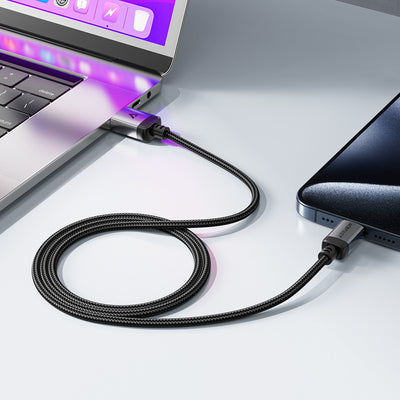 Acefast C20-04 USB-A - USB-C Cable 480Mb/s 3A 1.2m - Black
