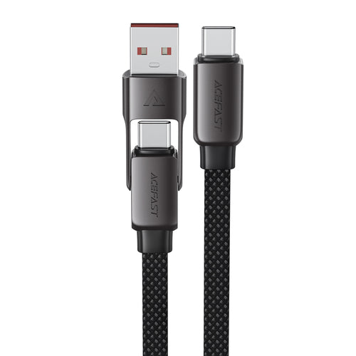 Acefast C13-05 USB-C - USB-A / USB-C Cable 480Mb/s 3A 0.2m - Black