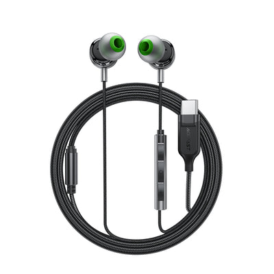 Acefast L5 Wired In-Ear Headphones USB-C 1.2m - Black