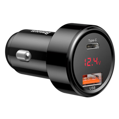 Baseus Magic Series PPS CCMLC20C-01 car charger 45W USB-C PD / USB-A QC - black
