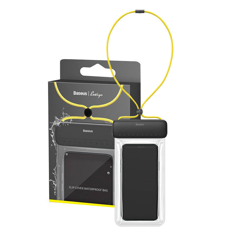 Baseus Let's Go Universal waterproof case for smartphones (black+yellow) - Product Image 9