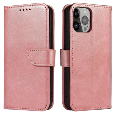 Magnet Case with flap for Samsung Galaxy S25 - pink — Hurtel