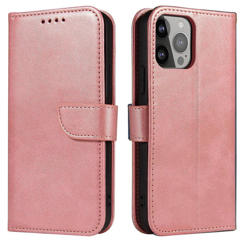 Magnet Case with flap for Samsung Galaxy S25 - pink — Hurtel