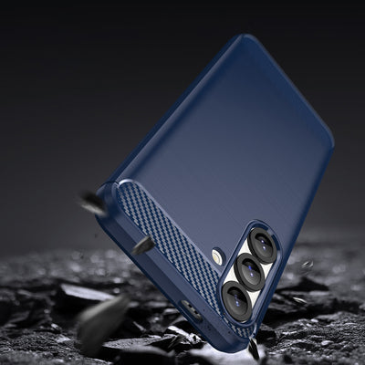 Carbon Case for Samsung Galaxy S25 - Blue — Hurtel