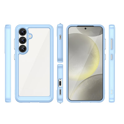 Outer Space Case with Gel Frame for Samsung Galaxy S25 - Blue — Hurtel