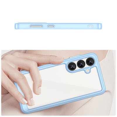 Outer Space Case with Gel Frame for Samsung Galaxy S25 - Blue — Hurtel