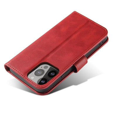 Magnet Case with Flip for Samsung Galaxy S25+ - Red — Hurtel