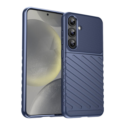 Thunder Case for Samsung Galaxy S25+ Silicone Armored Cover - Blue — Hurtel