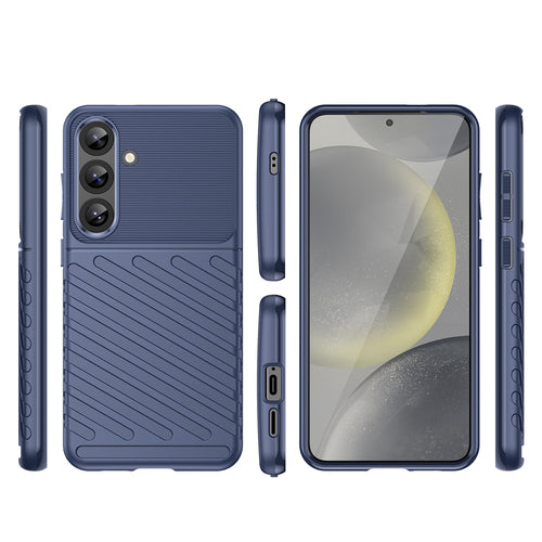 Thunder Case for Samsung Galaxy S25+ Silicone Armored Cover - Blue — Hurtel