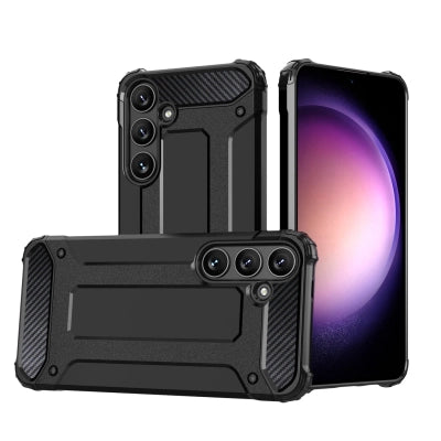 Hybrid Armor Case for Samsung Galaxy S25+ - Black — Hurtel