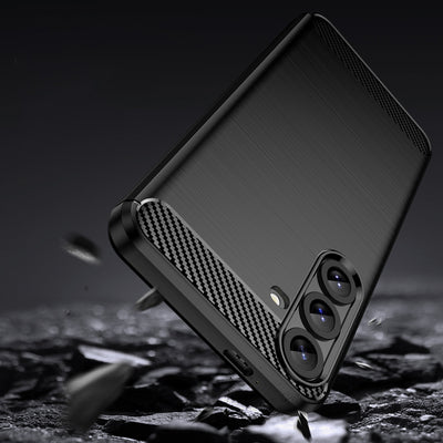 Carbon Case for Samsung Galaxy S25+ - Black — Hurtel