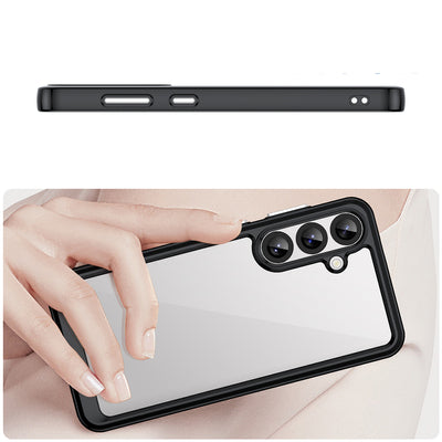 Outer Space Case with Gel Frame for Samsung Galaxy S25+ - Black — Hurtel