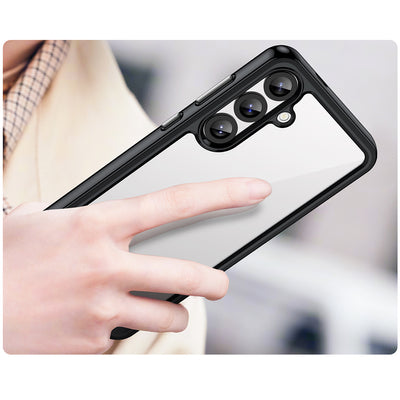 Outer Space Case with Gel Frame for Samsung Galaxy S25+ - Black — Hurtel