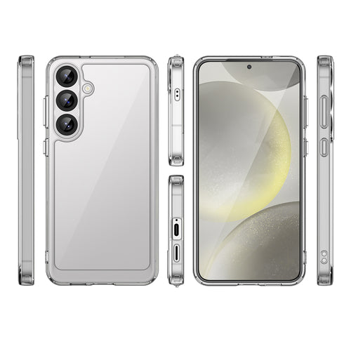 Outer Space Case with Gel Frame for Samsung Galaxy S25+ - Transparent — Hurtel
