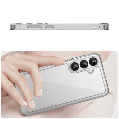 Outer Space Case with Gel Frame for Samsung Galaxy S25+ - Transparent — Hurtel