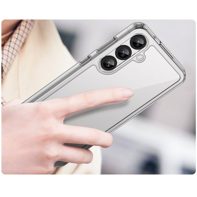 Outer Space Case with Gel Frame for Samsung Galaxy S25+ - Transparent — Hurtel