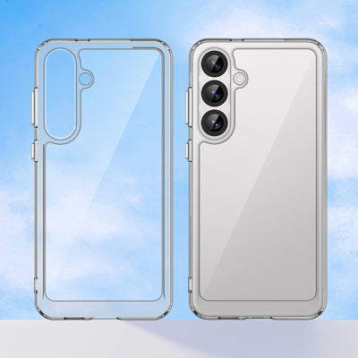 Outer Space Case with Gel Frame for Samsung Galaxy S25+ - Transparent — Hurtel