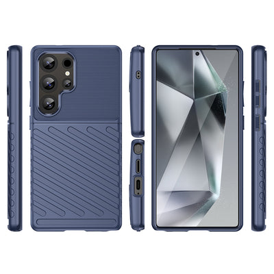 Thunder Case Samsung Galaxy S25 Ultra Silicone Armored Case - Blue — Hurtel