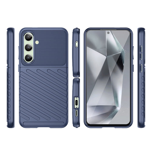 Thunder Case for Samsung Galaxy S24 FE silicone armor cover - blue — Hurtel
