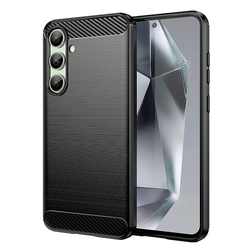 Carbon Case for Samsung Galaxy S24 FE - Black — Hurtel