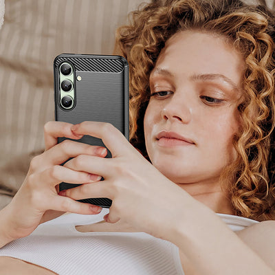Carbon Case for Samsung Galaxy S24 FE - Black — Hurtel