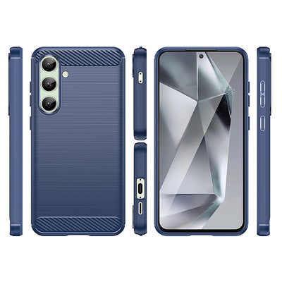 Carbon Case for Samsung Galaxy S24 FE - Blue — Hurtel