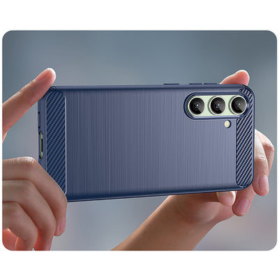 Carbon Case for Samsung Galaxy S24 FE - Blue — Hurtel