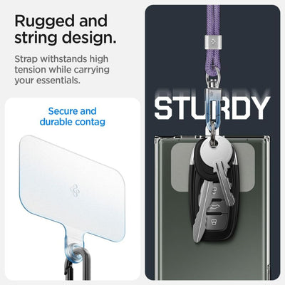 Spigen Universal Set Lanyard and Pendant - Purple