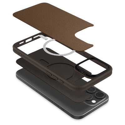 Spigen Cyrill Kajuk Mag iPhone 16 Pro Max Case - Brown